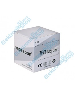 Vapesoon - Smok Tfv8 Baby 3ML Atomizer Yedek Cam
