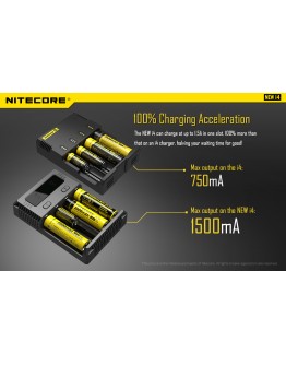 Nitecore Intellicharger New i4 Li-ion 18650 Pil Şarj Aleti